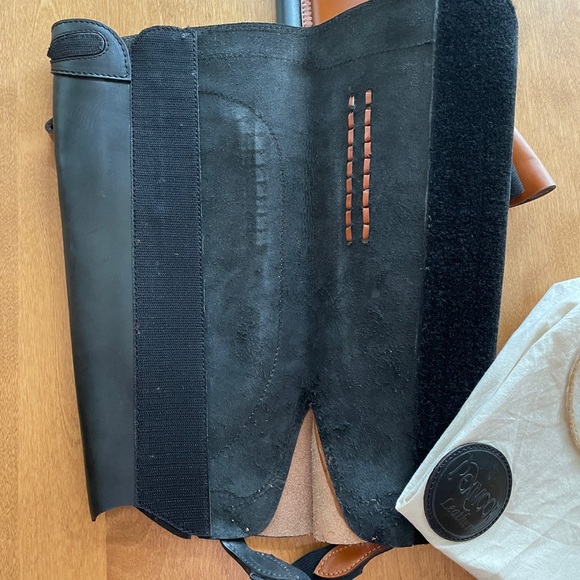 EXMOOR Fine Leather Equestrian Half Chaps - Picture 4 of 11